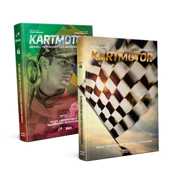 Combo Anuário Kart Motor 4ª Edição + 6ª Edição.