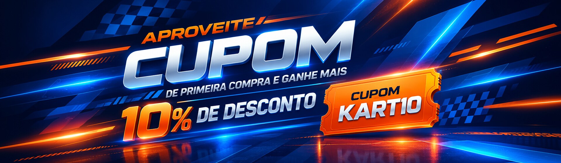 Cupom KART10 — 10% de desconto